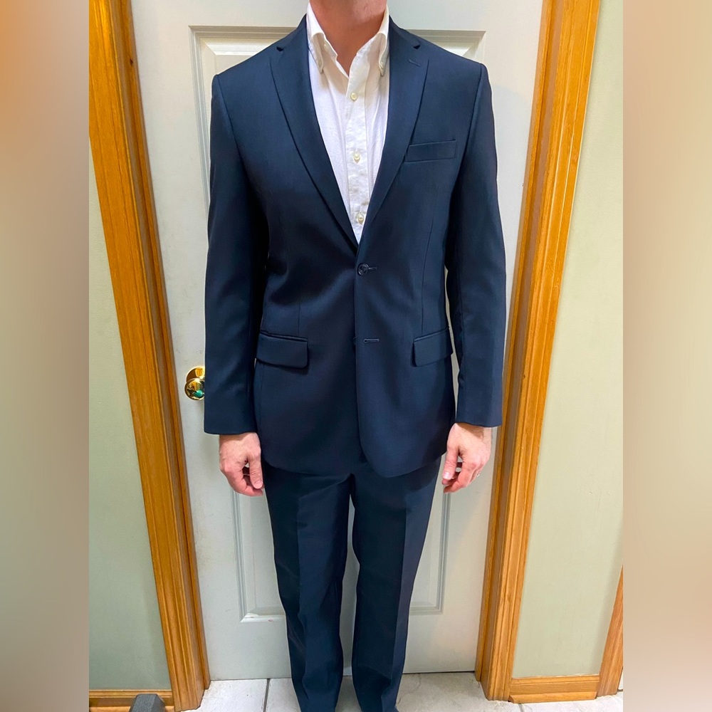 Jos. A. Bank Navy Traveler Suit